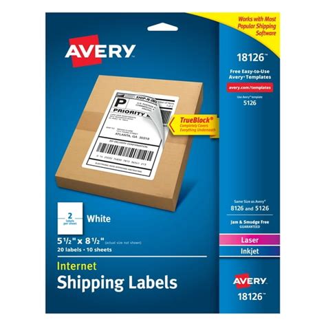 shipping labels 5 1 2 x 8 1 2